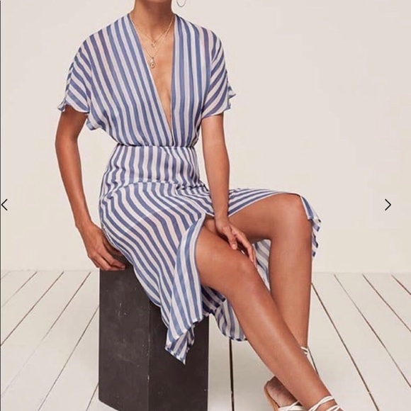 REFORMATION Positano Dress - Picture 2 of 4